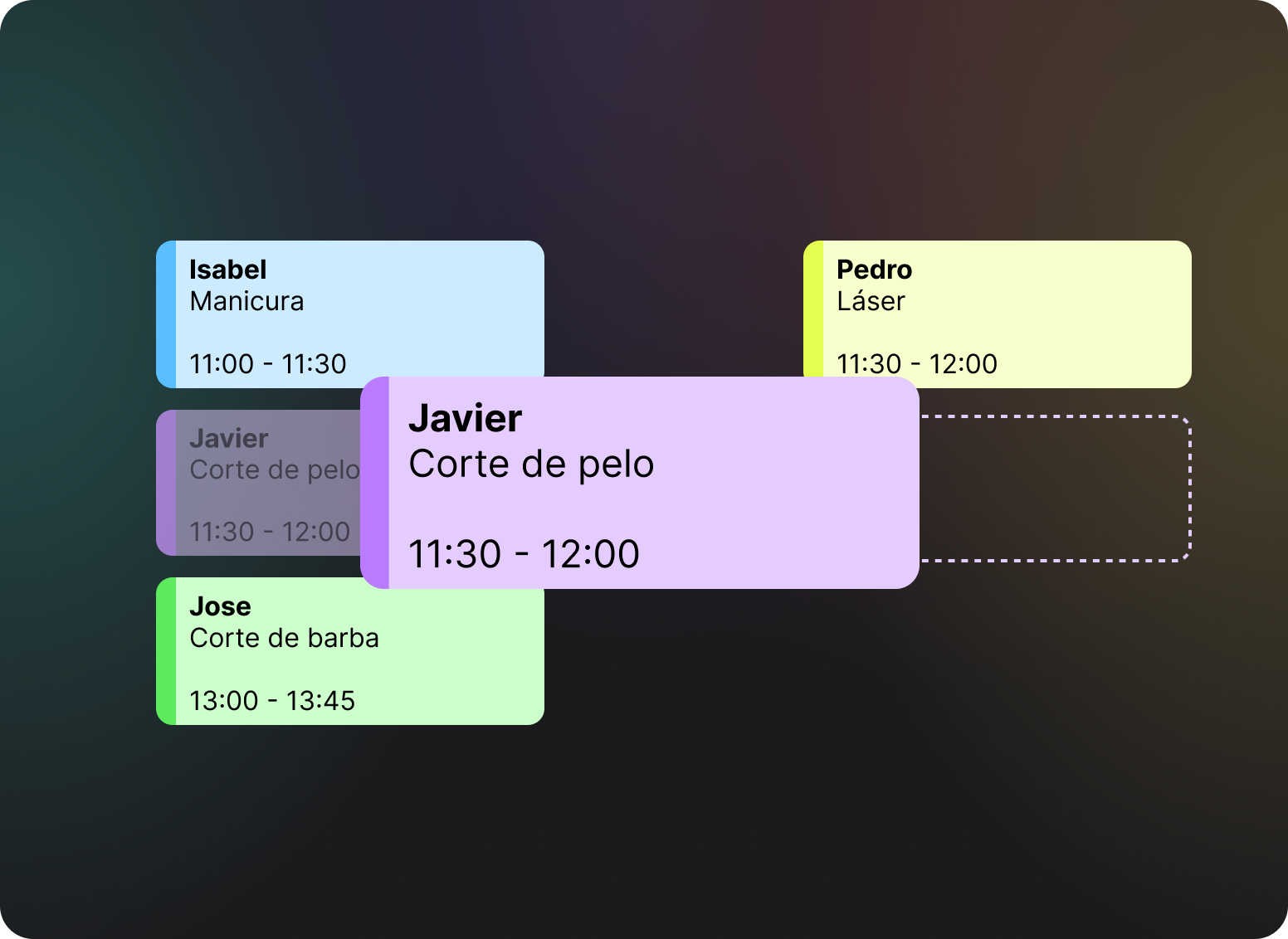 Mock Cambios y cancelaciones